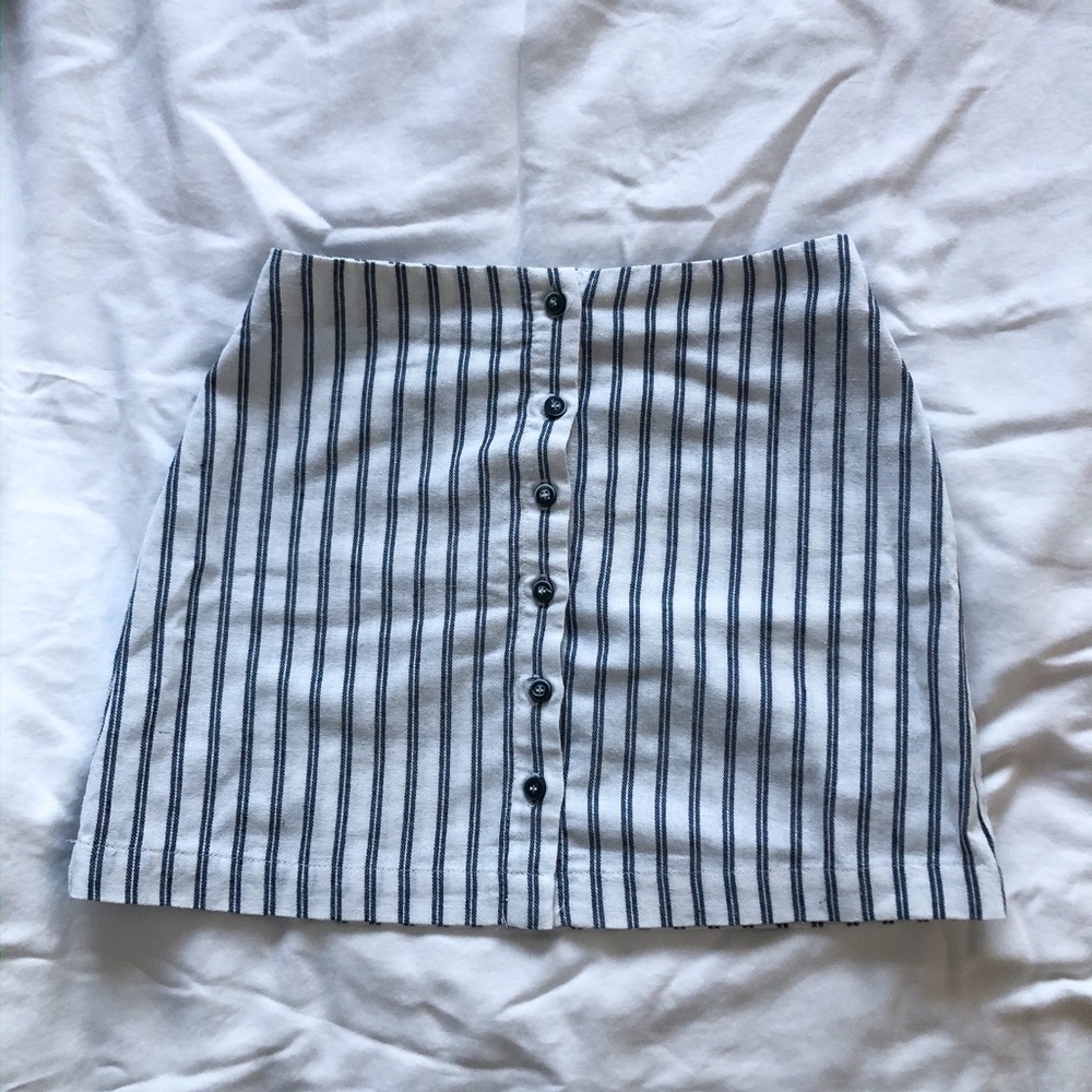 Striped Mini Skirt